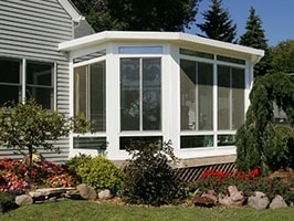 Bright TEMO studio sunroom exterior
